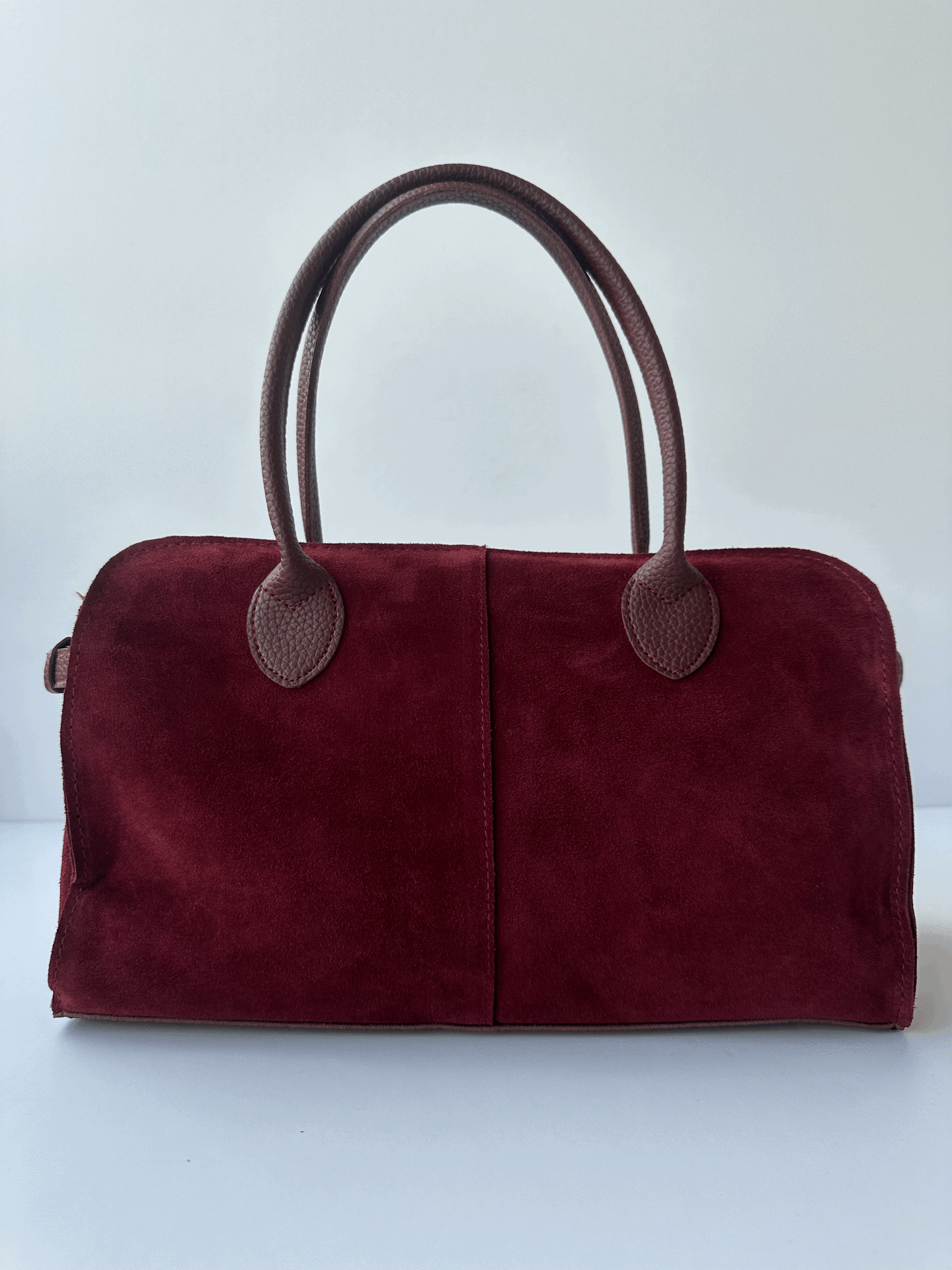 BORDO SÜET ÇAPRAZ ASKILI ÇANTA