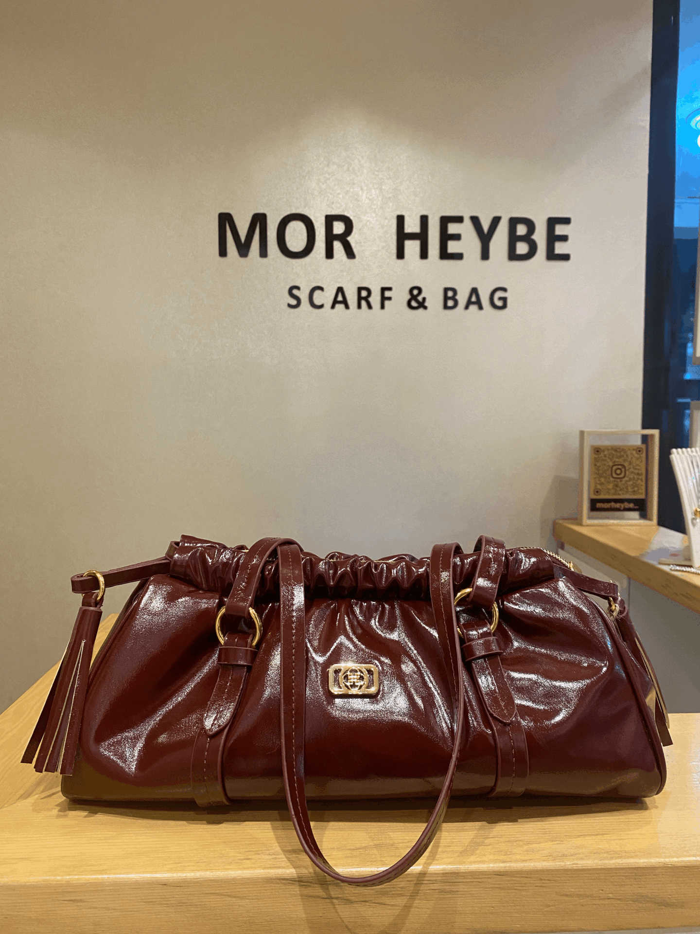 BORDO VINTAGE RUGAN ÇANTA