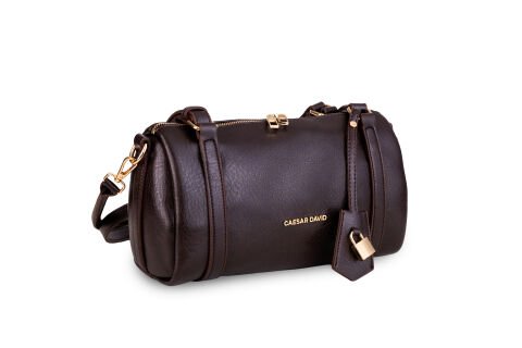 KAHVERENGİ SİLİNDİR KADIN ÇANTA