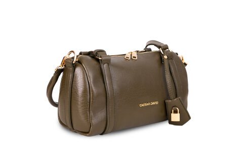 HAKİ SİLİNDİR KADIN ÇANTA