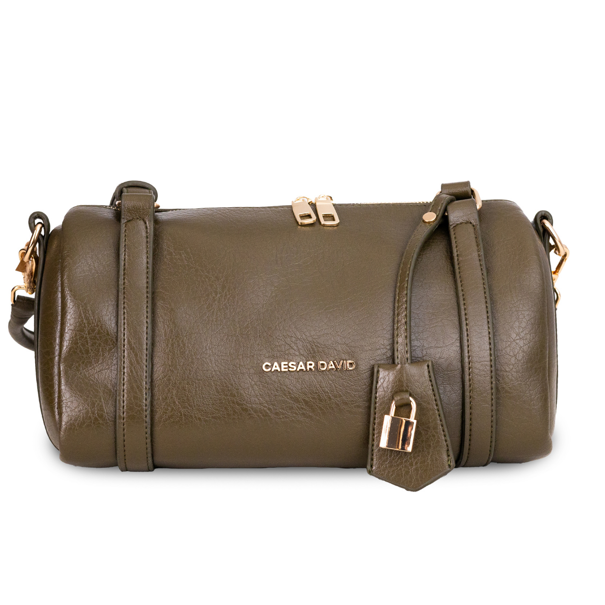 HAKİ SİLİNDİR KADIN ÇANTA