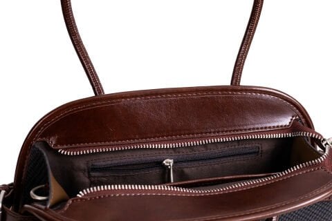 ANTRASİT DOKULU KUMAŞ  KADIN ÇANTA