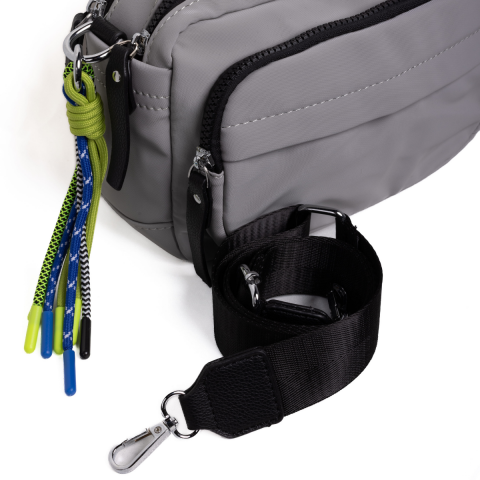 PARAŞÜT KUMAŞ AÇIK GRİ KADIN ÇANTA