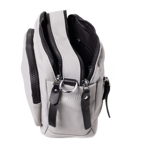 PARAŞÜT KUMAŞ AÇIK GRİ KADIN ÇANTA