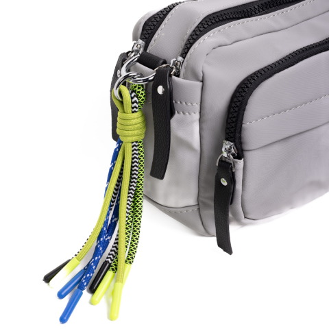 PARAŞÜT KUMAŞ AÇIK GRİ KADIN ÇANTA