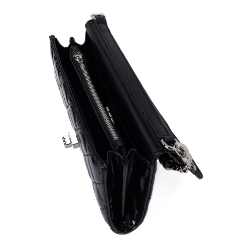 SİYAH PARLAK CLUTCH KADIN ÇANTA