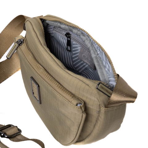 PARAŞÜT KUMAŞ OVAL HAKİ KADIN ÇANTA