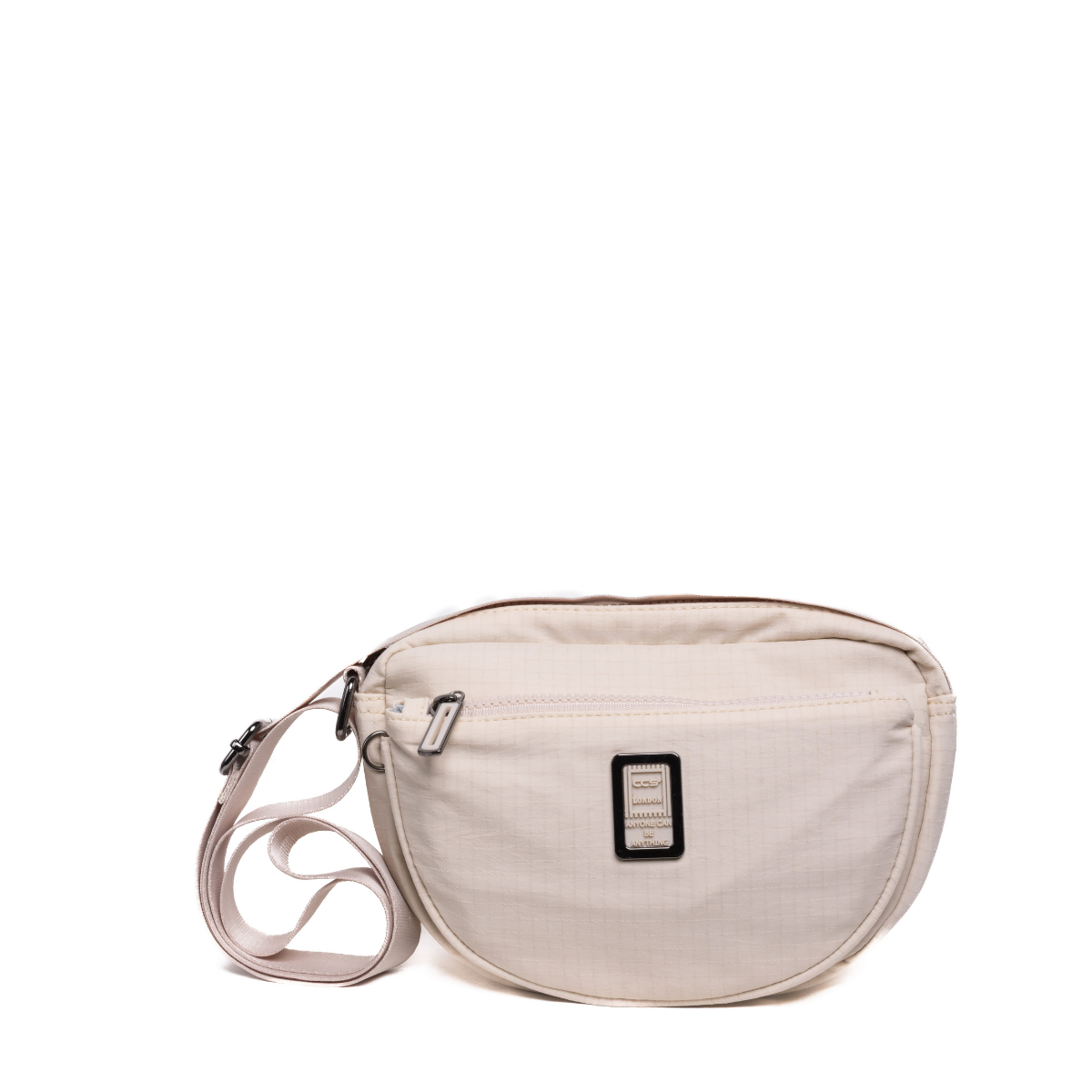 PARAŞÜT KUMAŞ OVAL BEJ KADIN ÇANTA