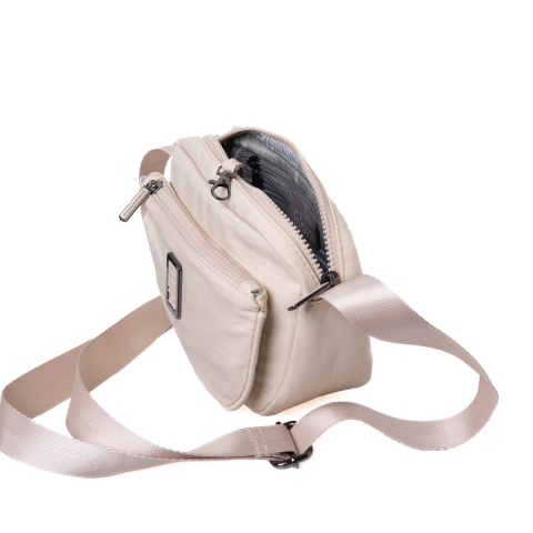 PARAŞÜT KUMAŞ OVAL BEJ KADIN ÇANTA