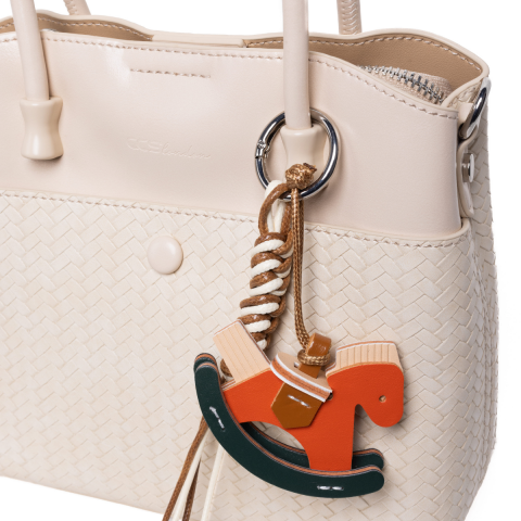 ÖRGÜ DETAY BEJ KADIN ÇANTA