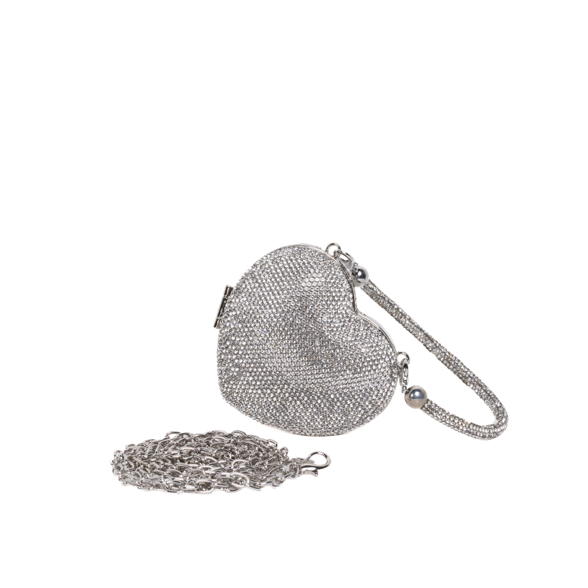 TAŞLI AKSESUAR KALP KADIN ÇANTA