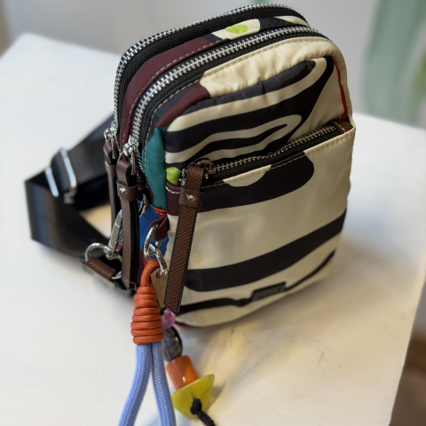 RENKLİ PARAŞÜT KUMAŞ MINI KADIN ÇANTA