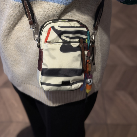 RENKLİ PARAŞÜT KUMAŞ MINI KADIN ÇANTA