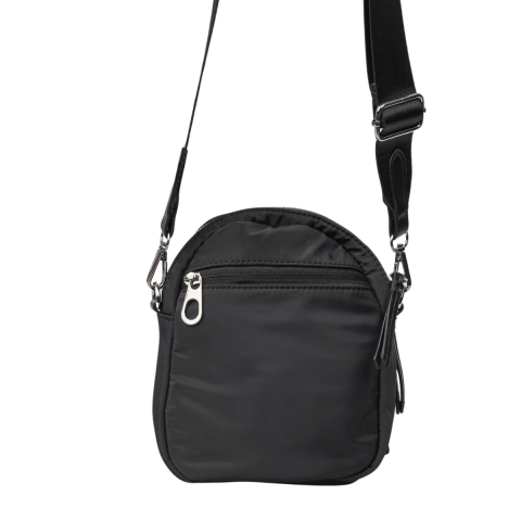 SİYAH PARAŞÜT KUMAŞ ÇAPRAZ KADIN ÇANTA