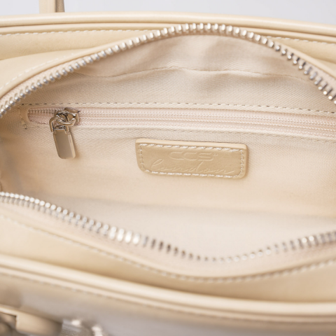 BEJ İNCİ ASKILI KADIN ÇANTA