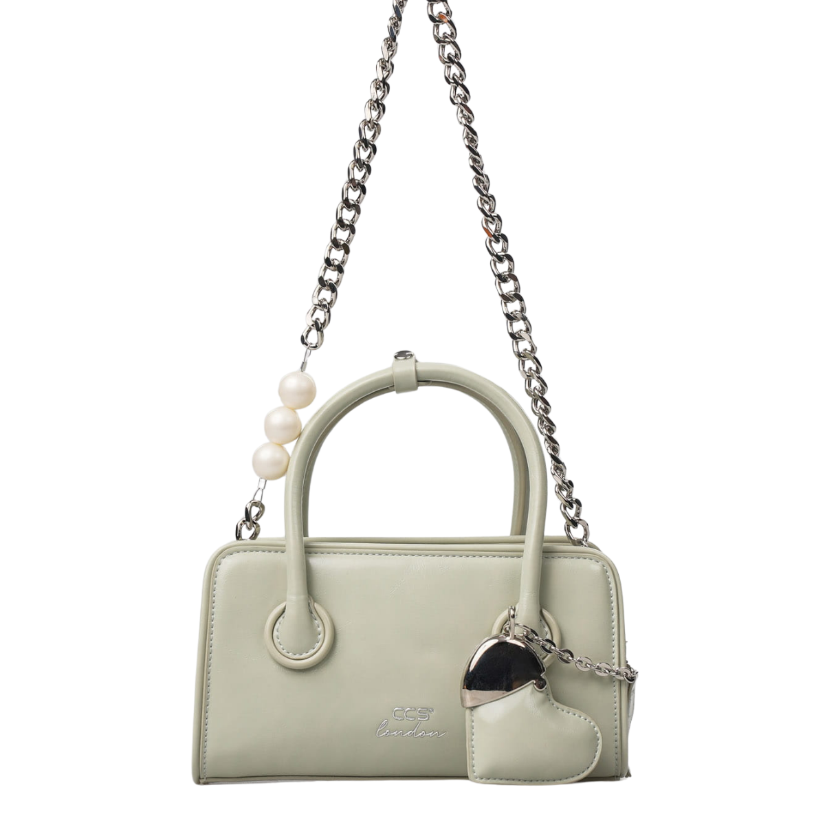 MİNT YEŞİLİ İNCİ ASKILI KADIN ÇANTA