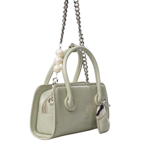 MİNT YEŞİLİ İNCİ ASKILI KADIN ÇANTA