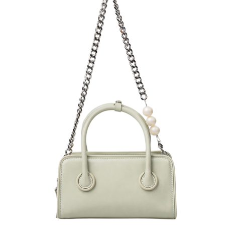 MİNT YEŞİLİ İNCİ ASKILI KADIN ÇANTA