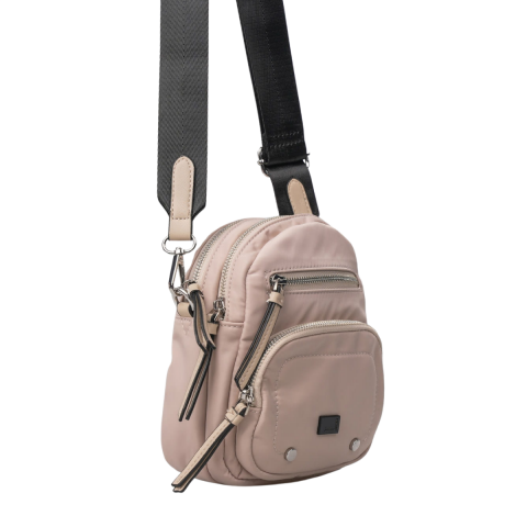 BEJ PARAŞÜT KUMAŞ ÇAPRAZ KADIN ÇANTA